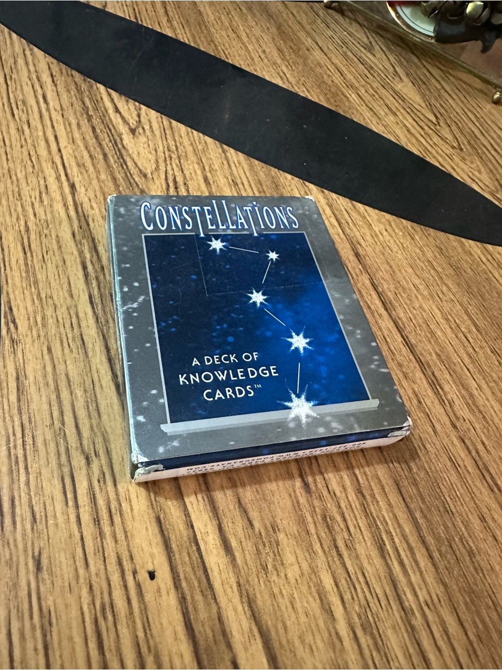Constellations Deck of Knowledge Cards - Blue & Silver Box